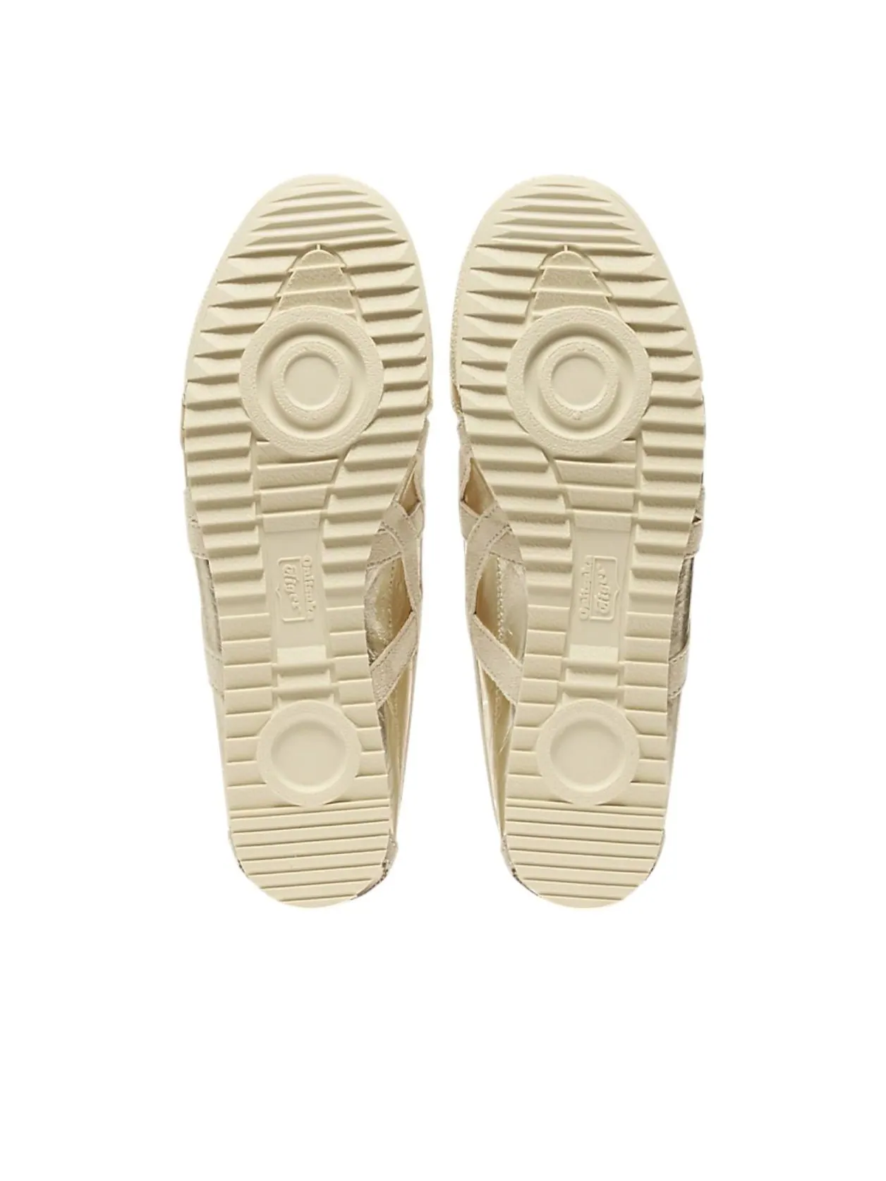 Кроссовки (WMNS) Onitsuka Tiger Nippon Made Mexico 66 Deluxe 'Pure Gold Cream' — изображение 6 из 6, золото