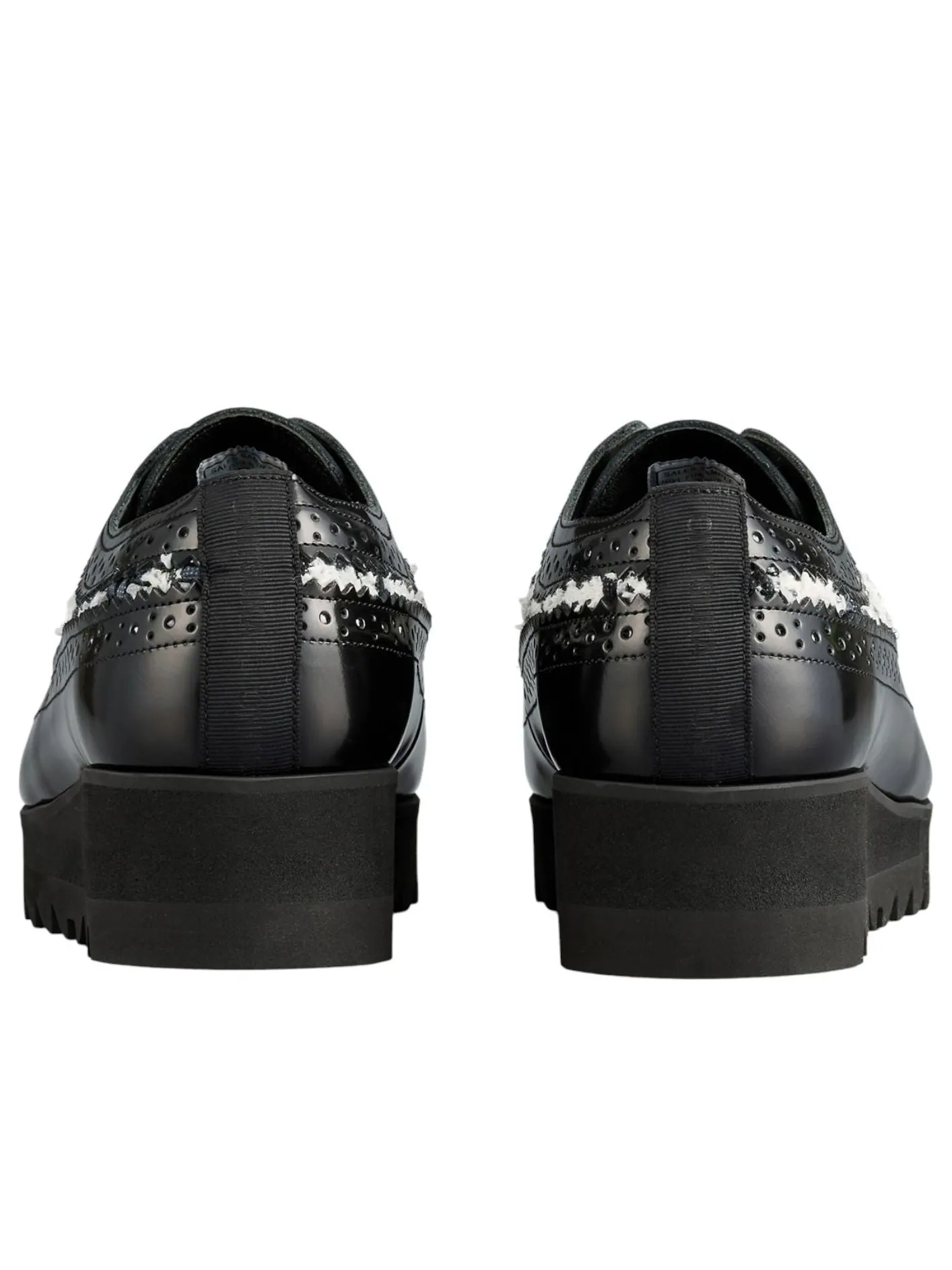 Кроссовки (WMNS) Onitsuka Tiger Brogue 'Black White Tweed' — изображение 4 из 6, черный