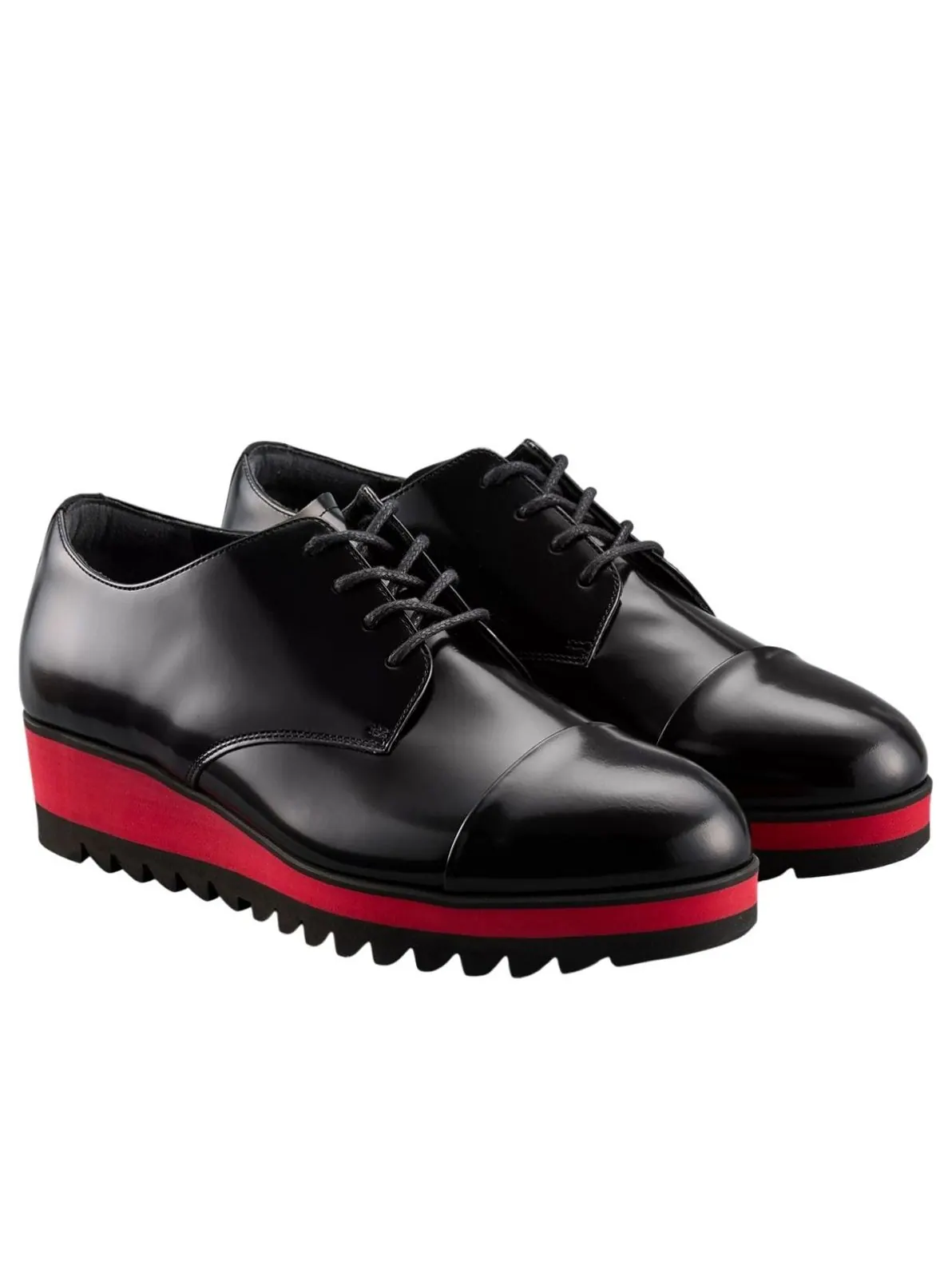 (WMNS) Onitsuka Tiger The Onitsuka Derby 'Black Classic Red' — изображение 2 из 6, черный/красный