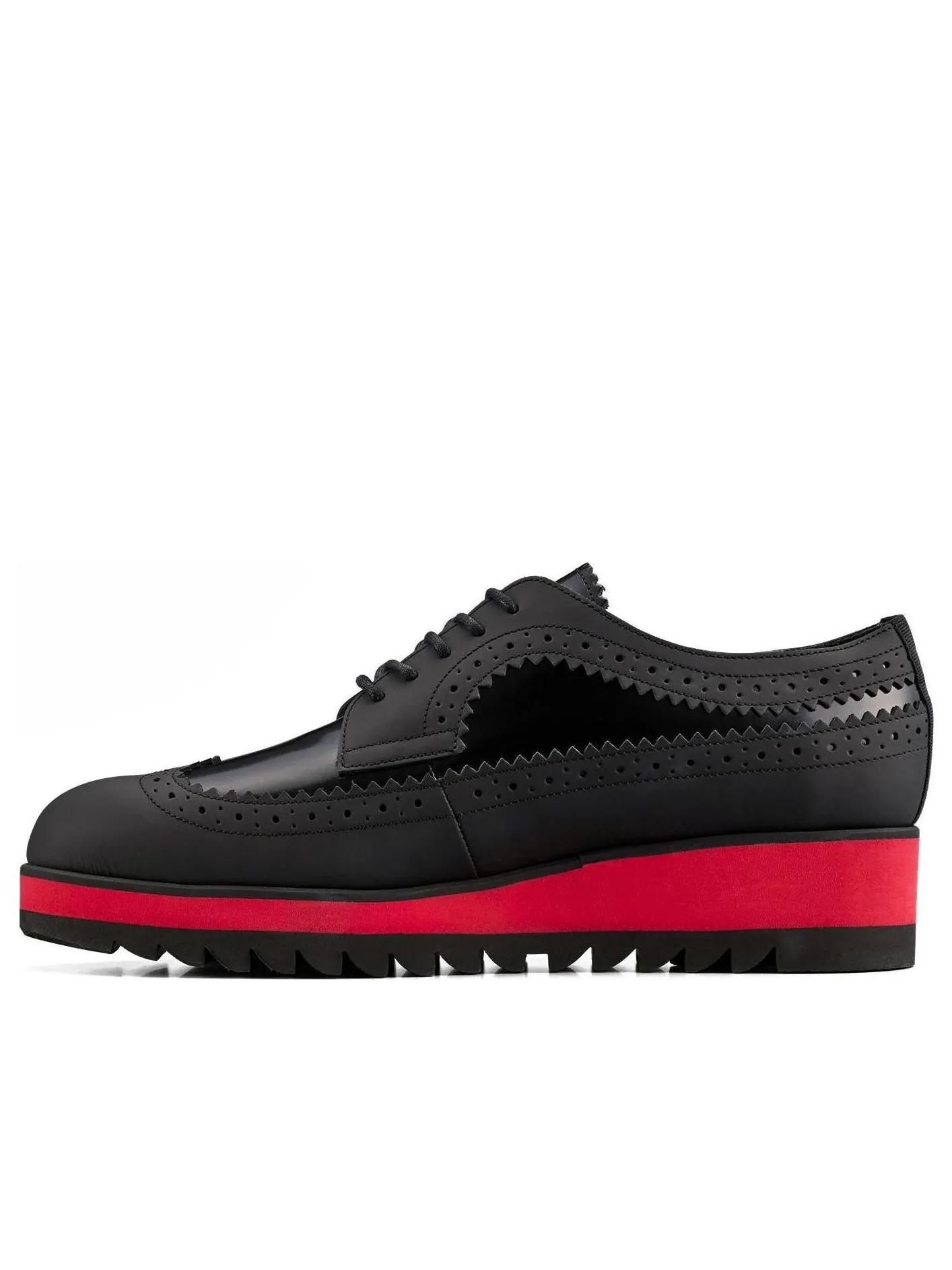 Кроссовки (WMNS) Onitsuka Tiger Brogue 'Black Classic Red' — изображение 1 из 5, черный
