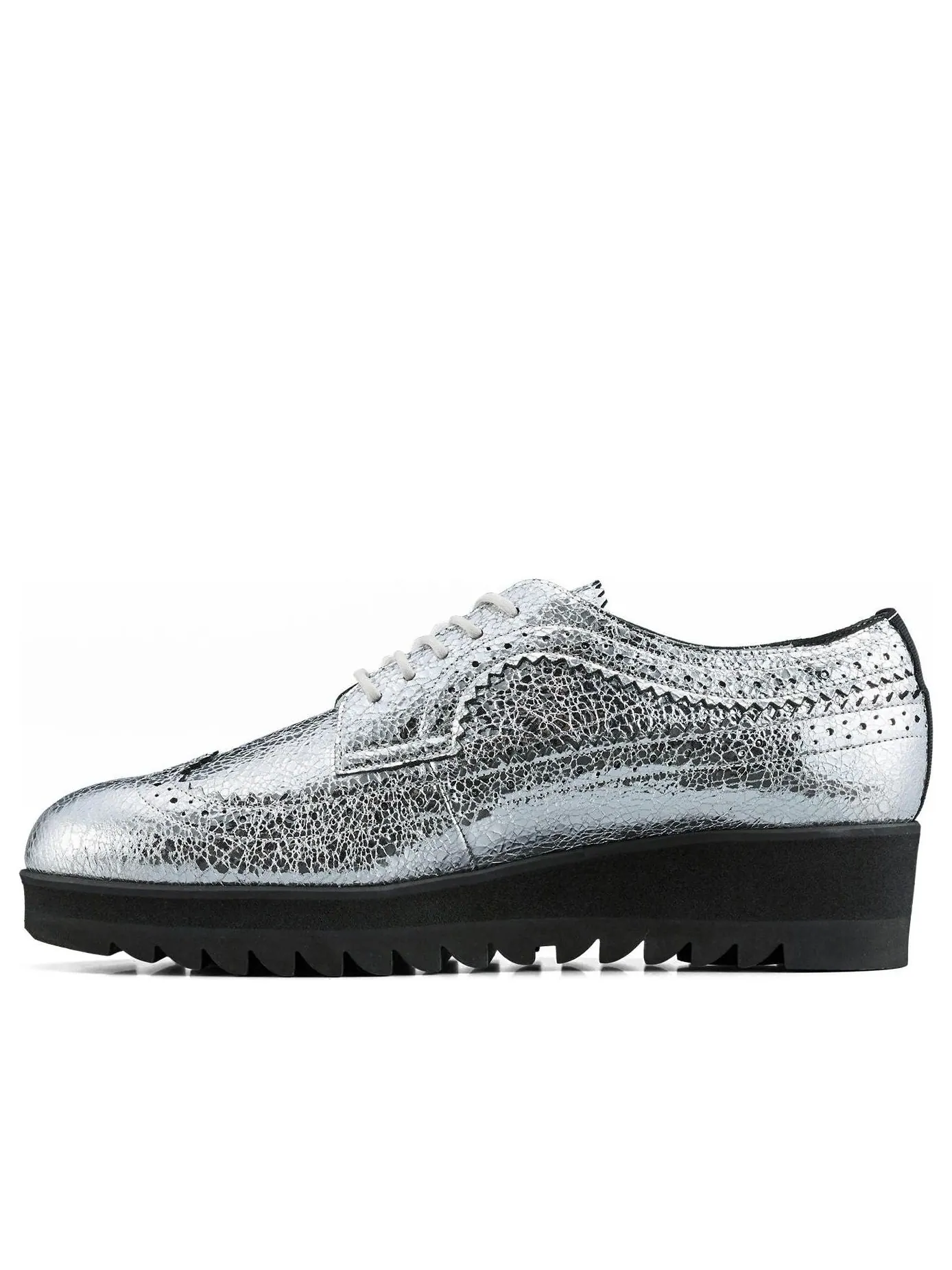Кроссовки (WMNS) Onitsuka Tiger The Onitsuka Brogue 'Silver' — изображение 1 из 6, серебряный