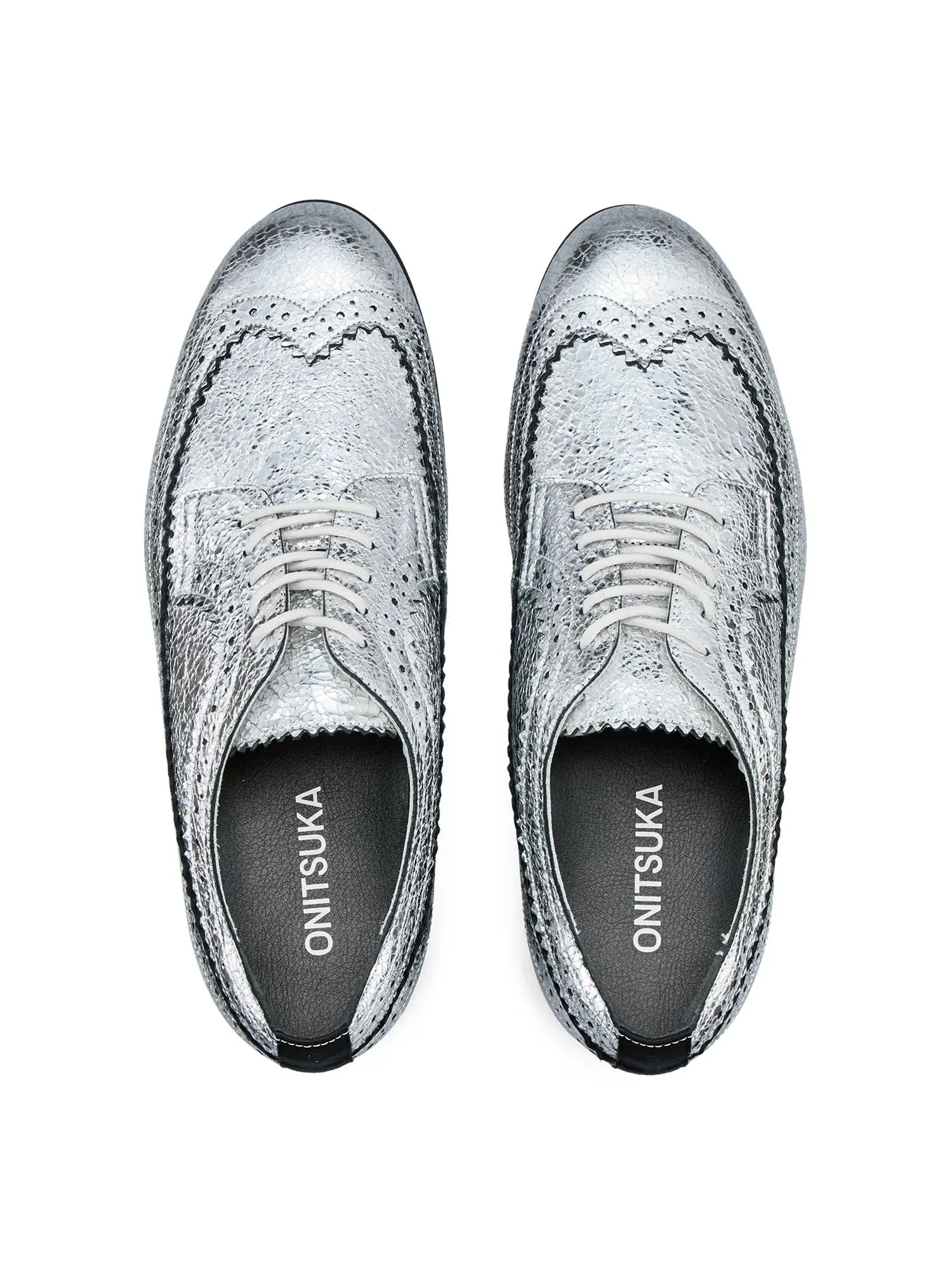 Кроссовки (WMNS) Onitsuka Tiger The Onitsuka Brogue 'Silver' — изображение 4 из 6, серебряный