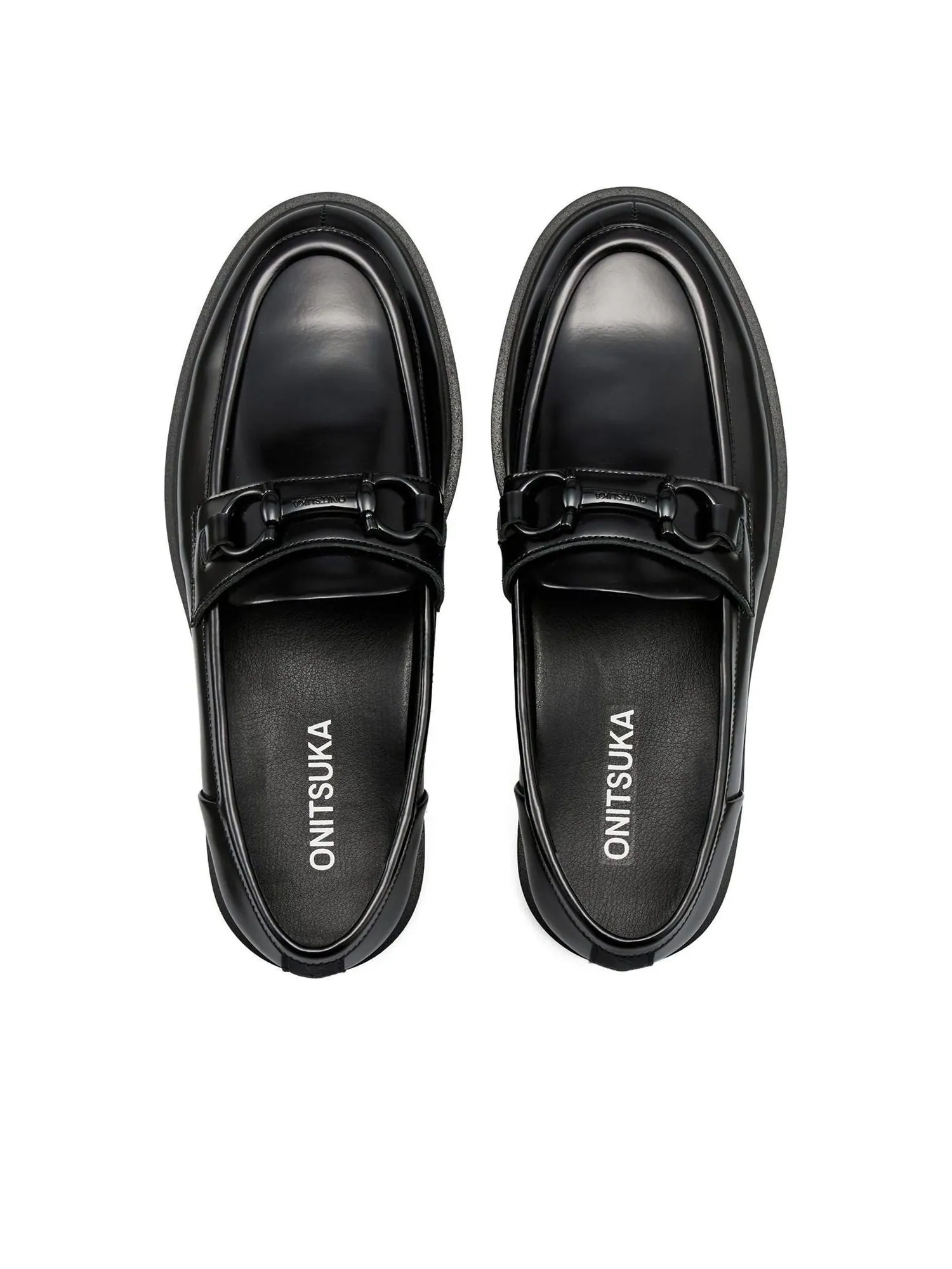 Кроссовки (WMNS) Onitsuka Tiger Bit Loafer 'Black' — изображение 3 из 5, черный