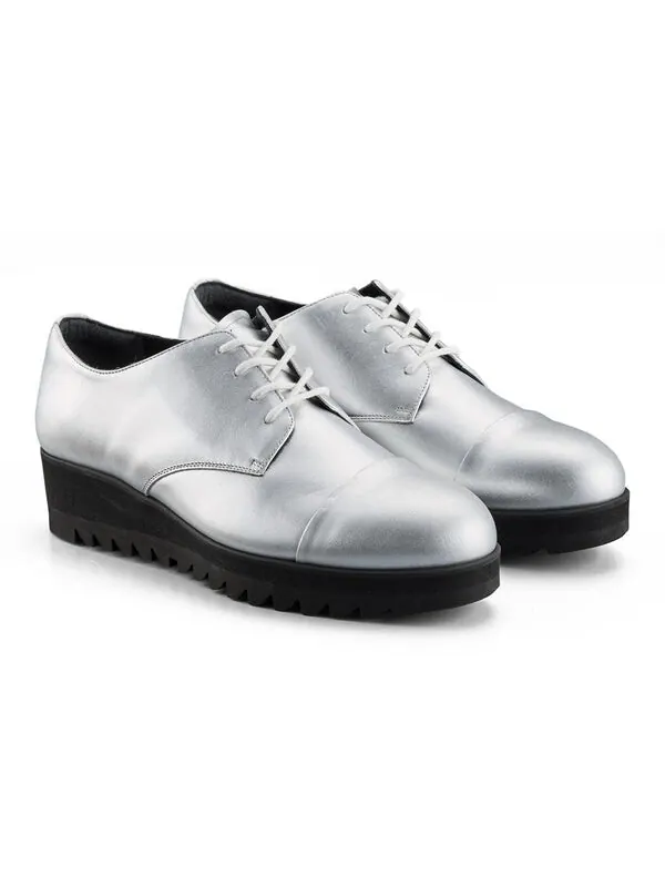 Кроссовки derby 'silver' Onitsuka Tiger — изображение 2 из 4, серебряный