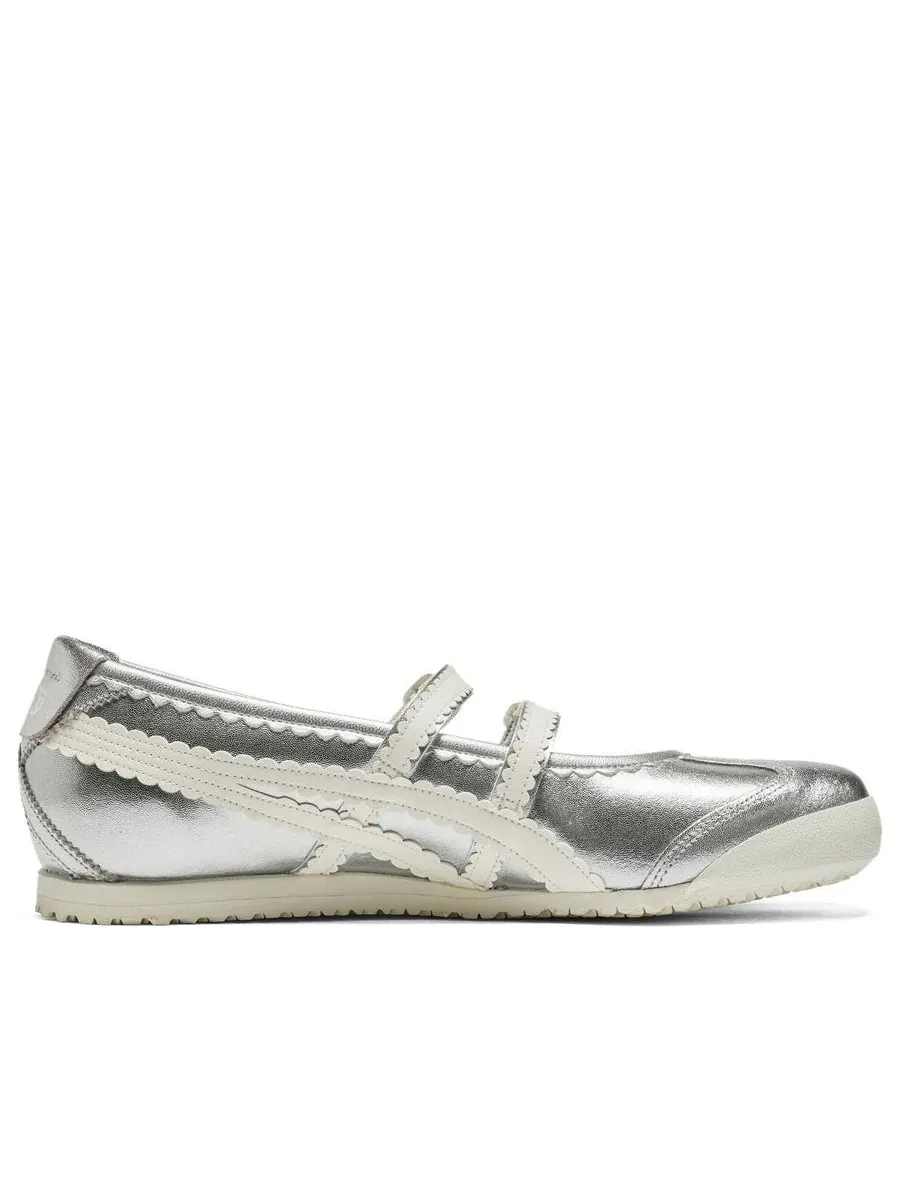 Кроссовки (WMNS) Onitsuka Tiger Mexico 66 Tigress 'Silver Cream' — изображение 2 из 6, серебряный