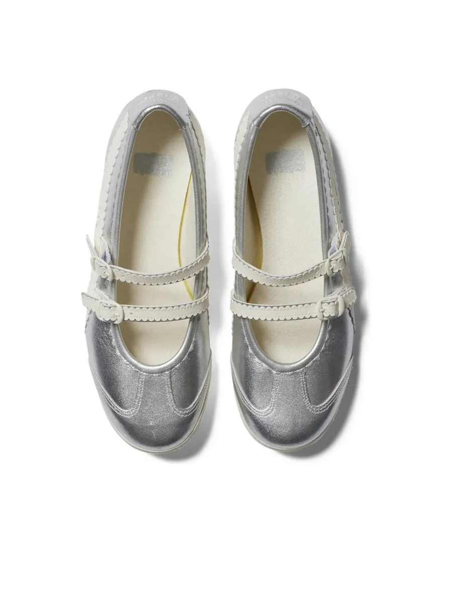 Кроссовки (WMNS) Onitsuka Tiger Mexico 66 Tigress 'Silver Cream' — изображение 4 из 6, серебряный