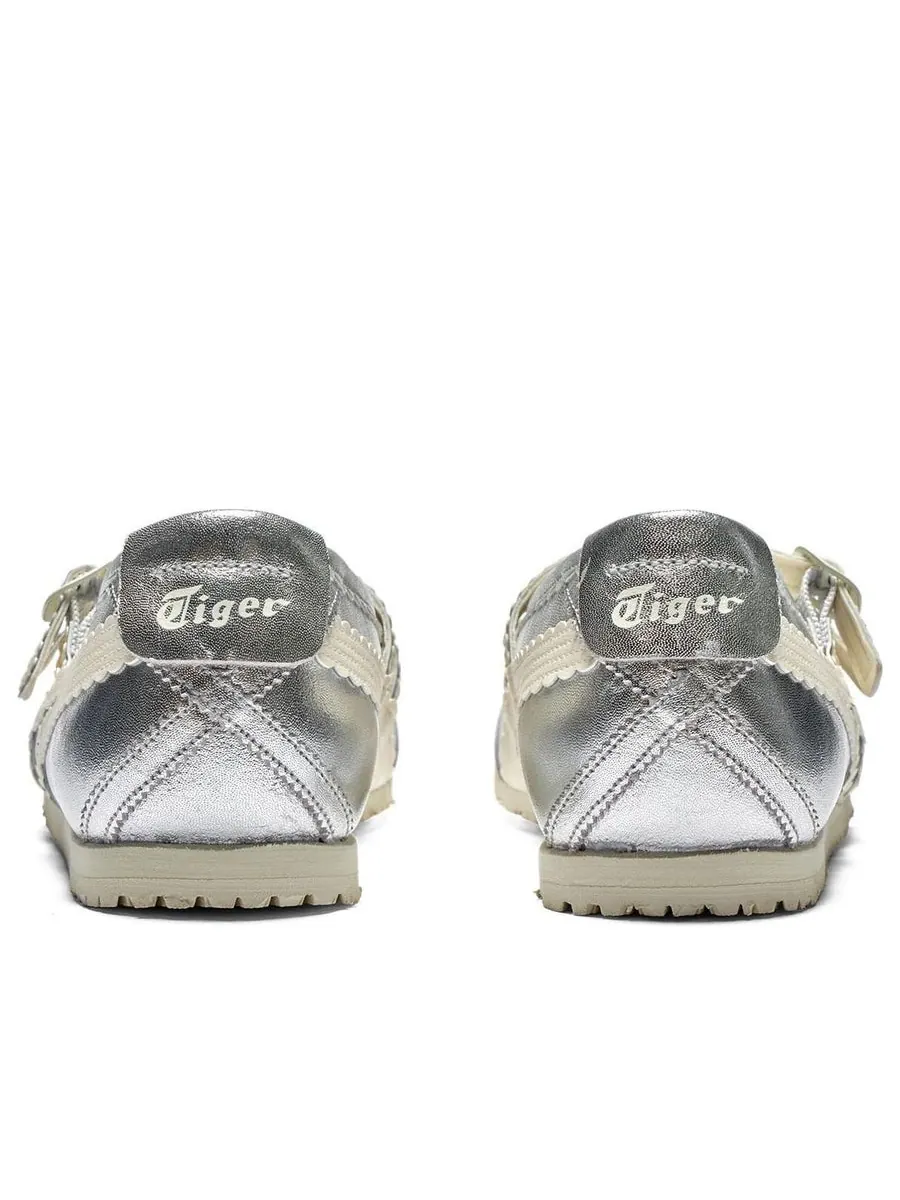 Кроссовки (WMNS) Onitsuka Tiger Mexico 66 Tigress 'Silver Cream' — изображение 5 из 6, серебряный