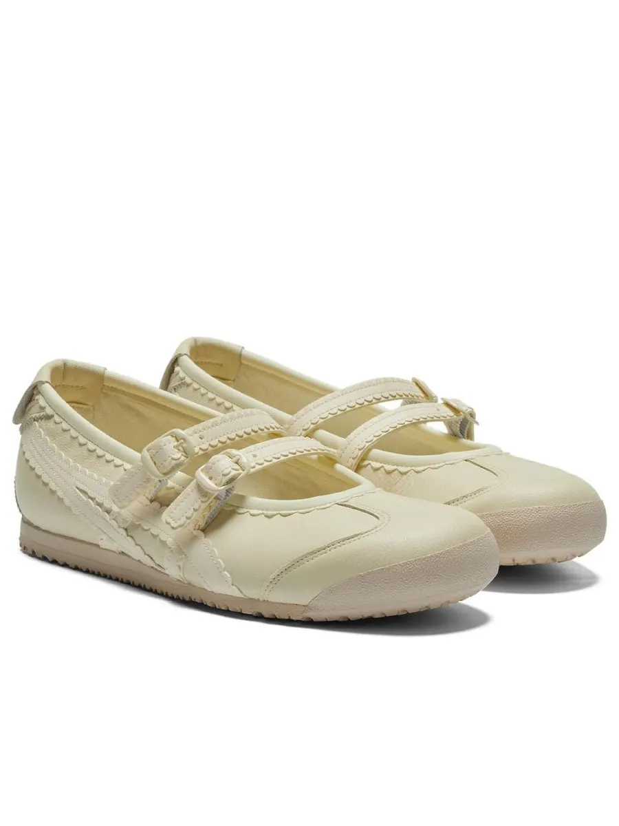 Кроссовки (WMNS) Onitsuka Tiger Mexico 66 Tigress 'Ivory Cream' — изображение 3 из 6, бежевый