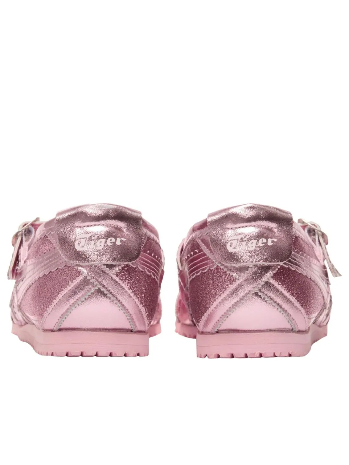 (WMNS) Onitsuka Tiger Mexico 66 TGRS Glitter Pack 'Pink Cameo' — изображение 3 из 5, розовый/серебристый