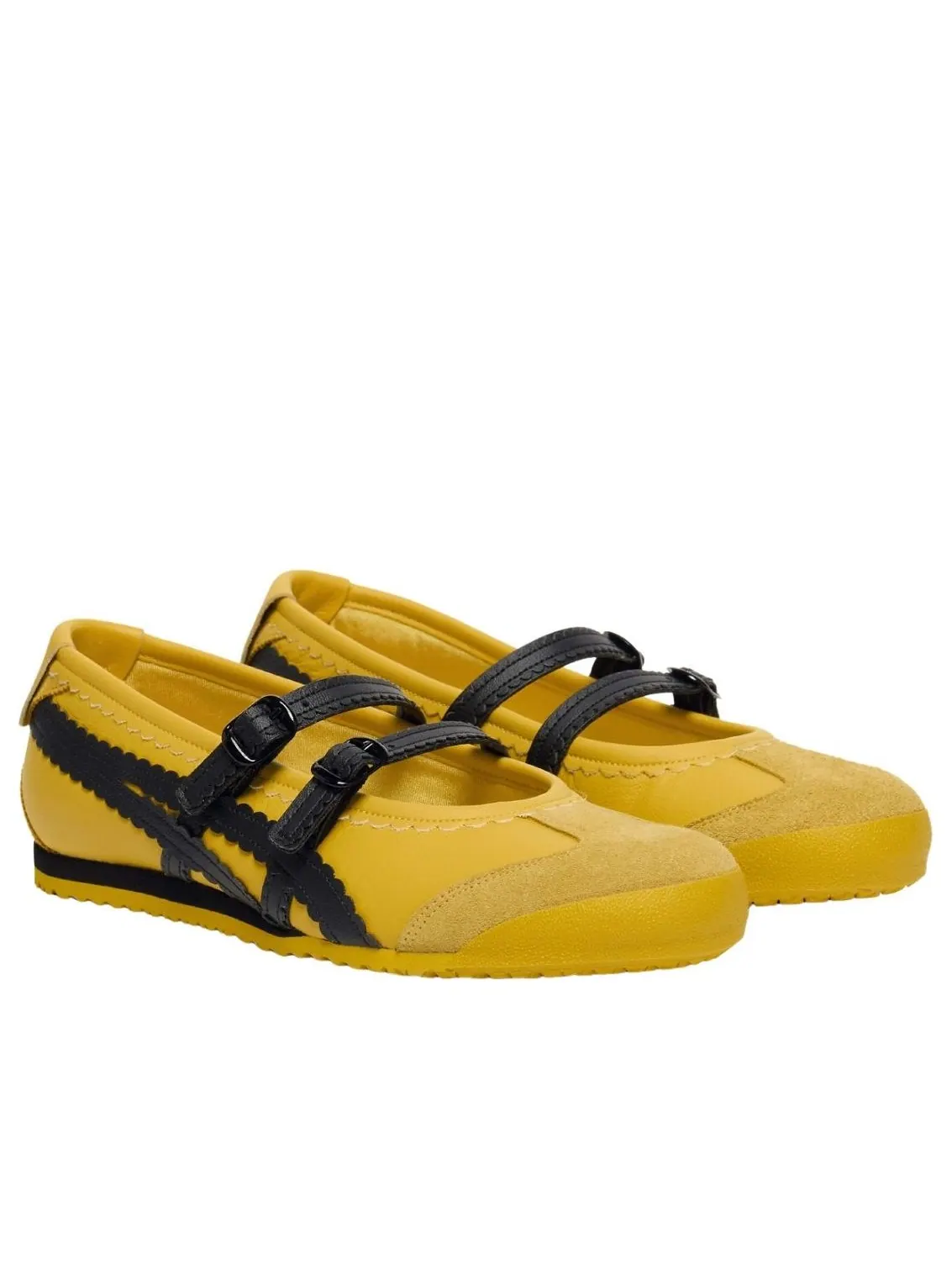 (WMNS) Onitsuka Tiger Mexico 66 TGRS 'Yellow Black' — изображение 2 из 5, желтый/черный
