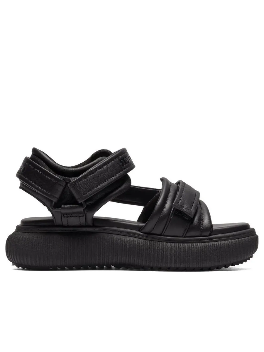 Сандалии (WMNS) Onitsuka Tiger Otiger Belted 'Black' — изображение 2 из 6, черный