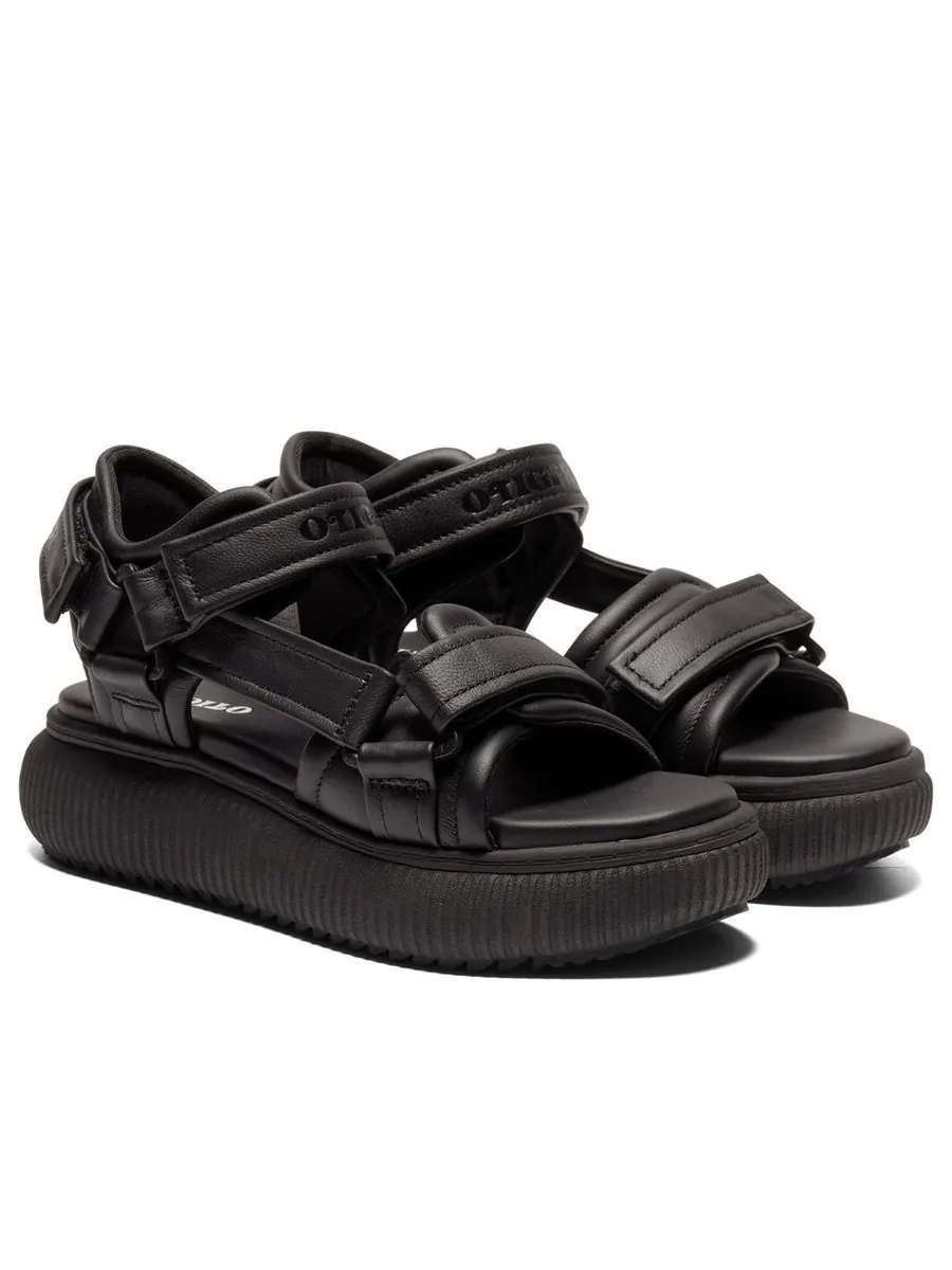 Сандалии (WMNS) Onitsuka Tiger Otiger Belted 'Black' — изображение 3 из 6, черный