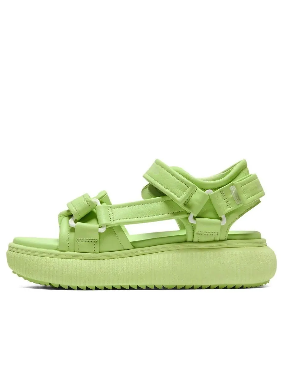 Сандалии (WMNS) Onitsuka Tiger Otiger Belted 'Lime Green Jade' — изображение 1 из 6, зеленый