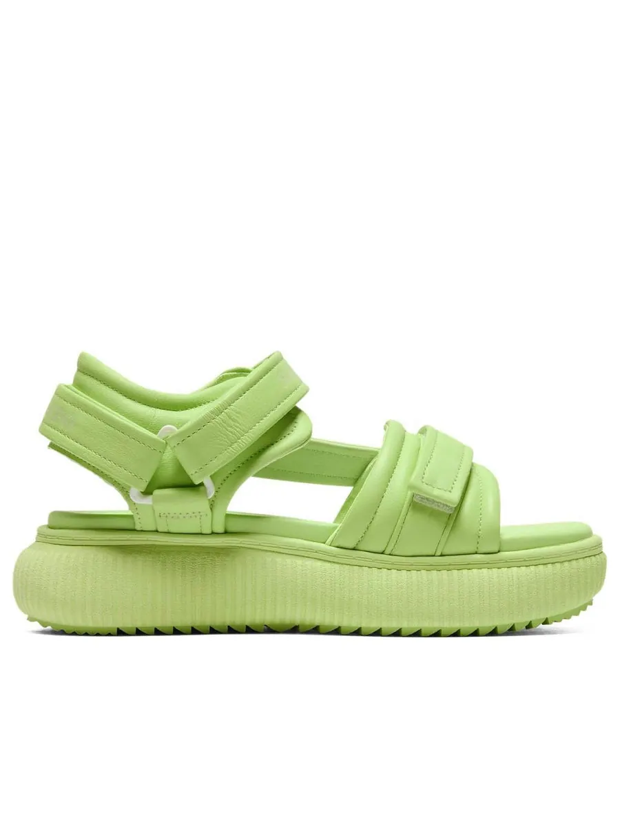 Сандалии (WMNS) Onitsuka Tiger Otiger Belted 'Lime Green Jade' — изображение 2 из 6, зеленый