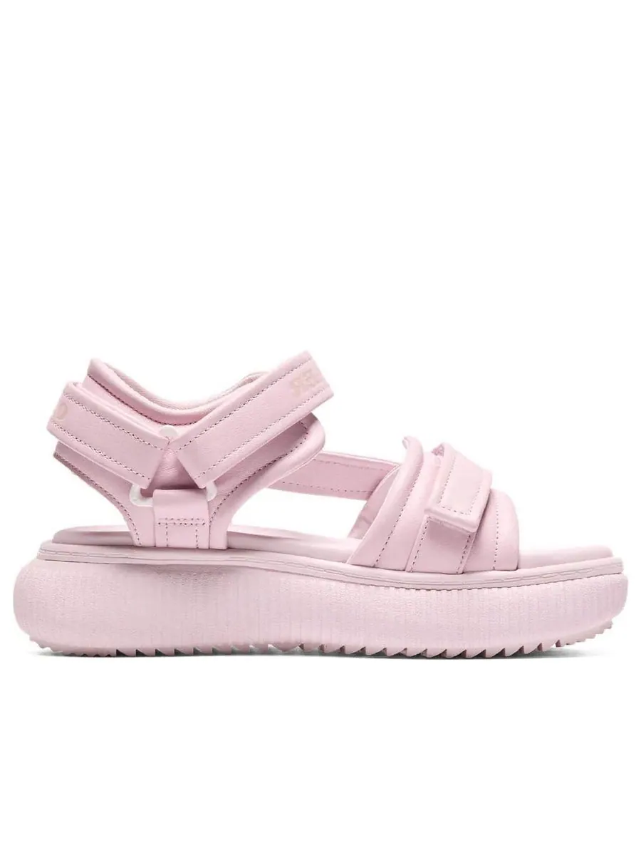 Сандалии (WMNS) Onitsuka Tiger Otiger Belted 'Crystal Pink Peach' — изображение 2 из 6, розовый