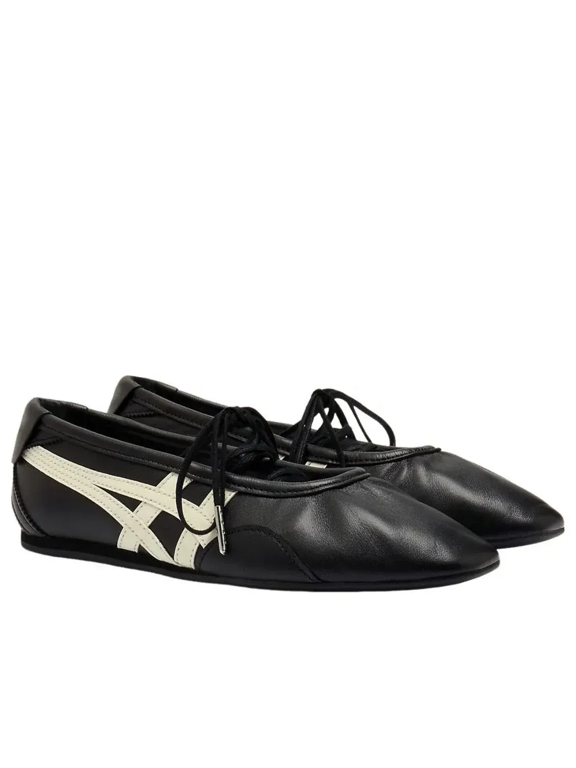 Женские кроссовки с кожаным верхом Gymnarina Onitsuka Tiger — изображение 4 из 7, черный