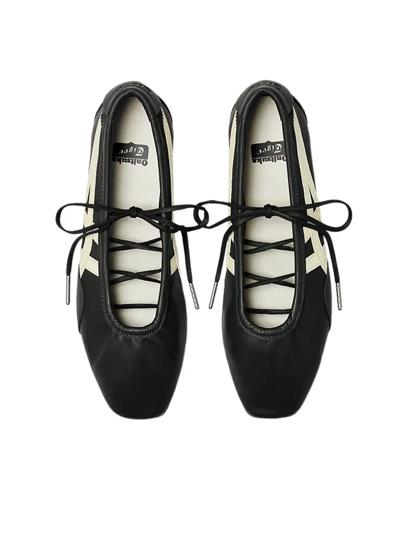 Женские кроссовки с кожаным верхом Gymnarina Onitsuka Tiger — изображение 6 из 7, черный