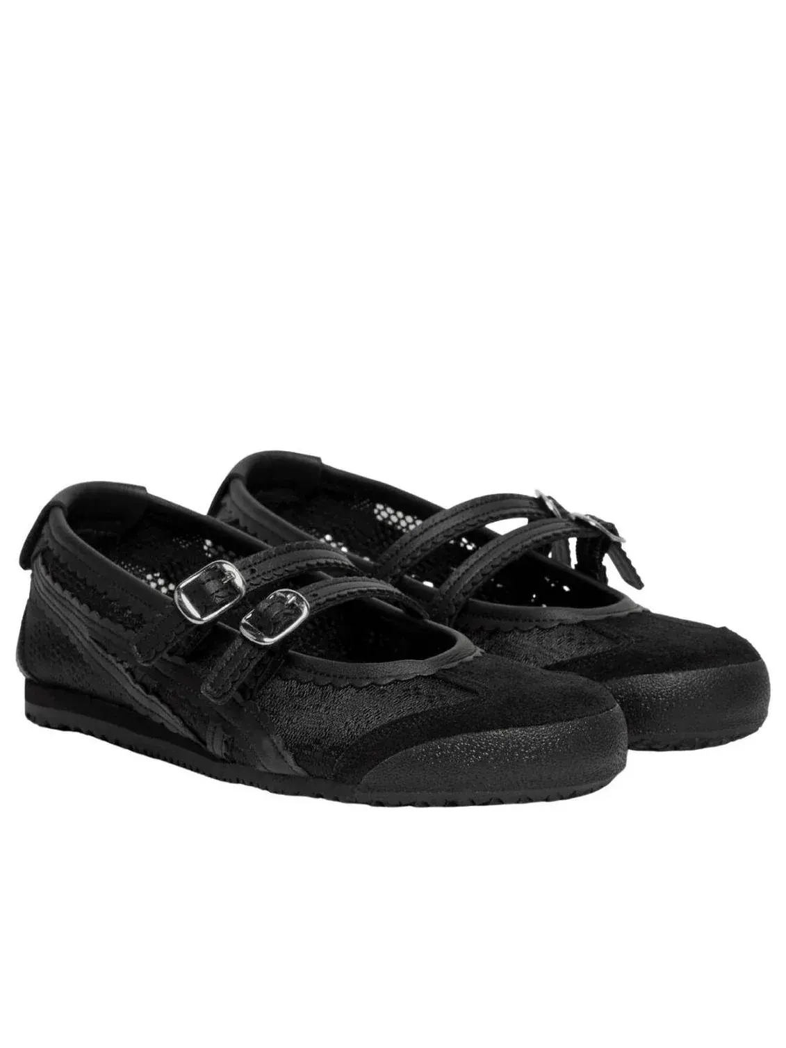 Кроссовки (WMNS) Onitsuka Tiger Mexico 66 TGRS 'Black' — изображение 2 из 5, черный
