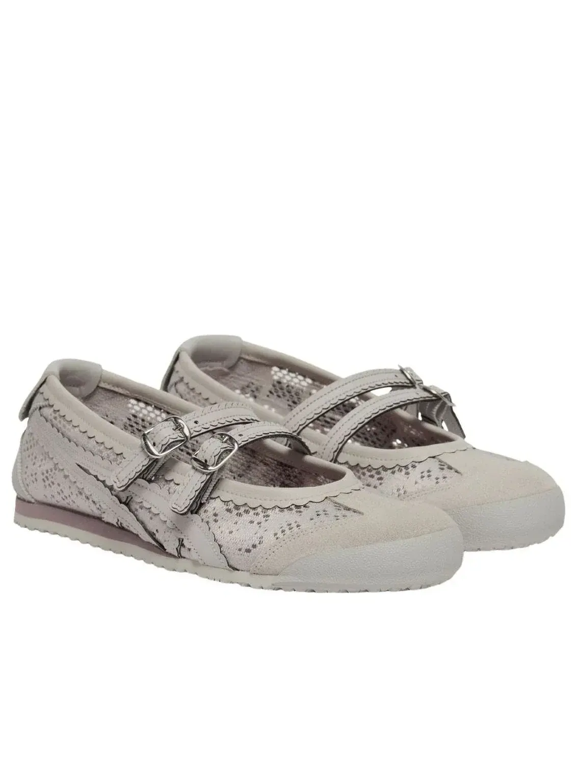 Кроссовки Onitsuka Tiger Mexico 66 TGRS 'Oyster Grey' 1182A705-020 — изображение 2 из 5, серый