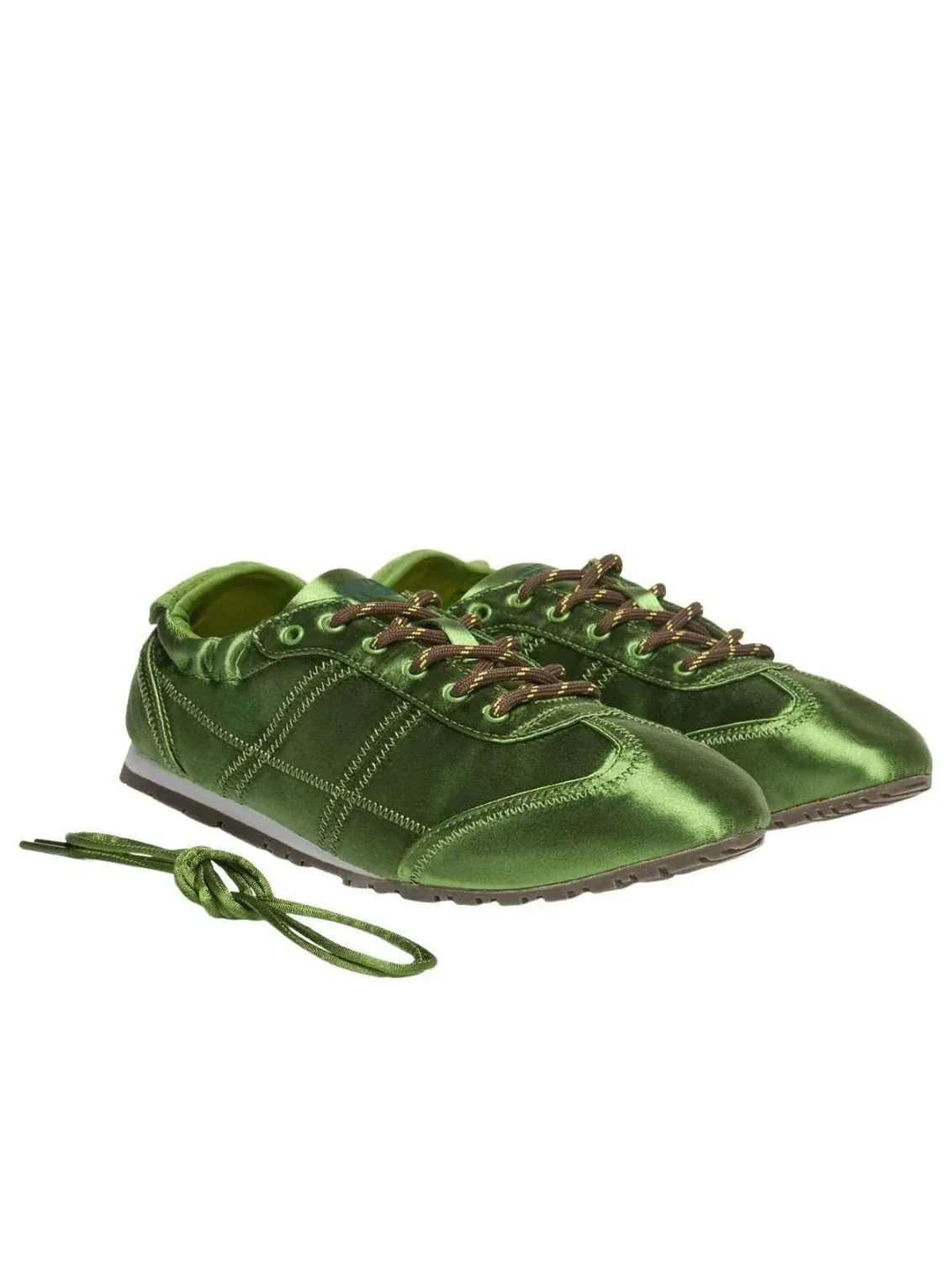 Кроссовки (WMNS) Onitsuka Tiger Plabala 'Kale' — изображение 2 из 5, зеленый