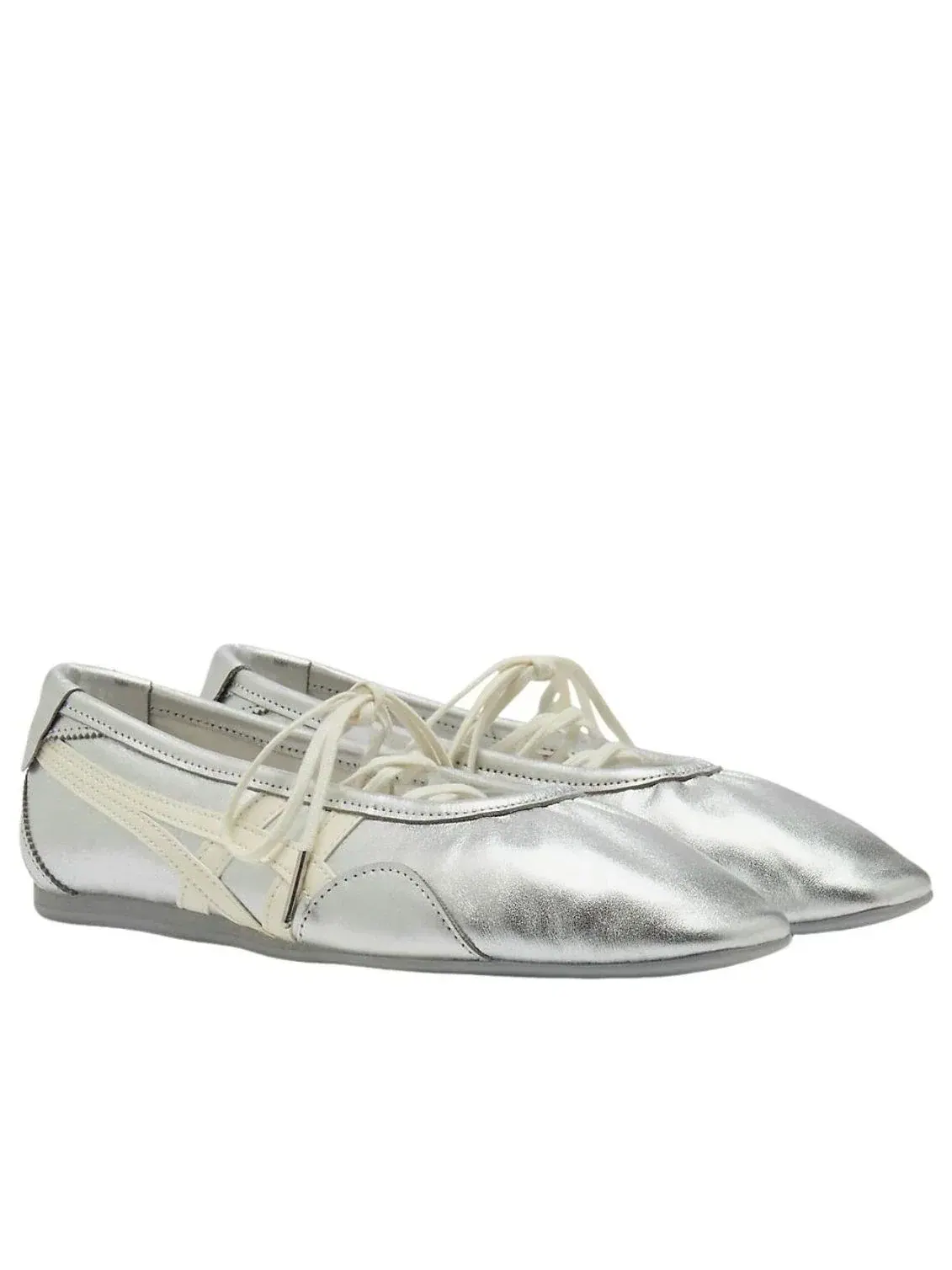 Женские кроссовки с кожаным верхом Onitsuka Tiger Gymnarina — изображение 4 из 7, серебряный
