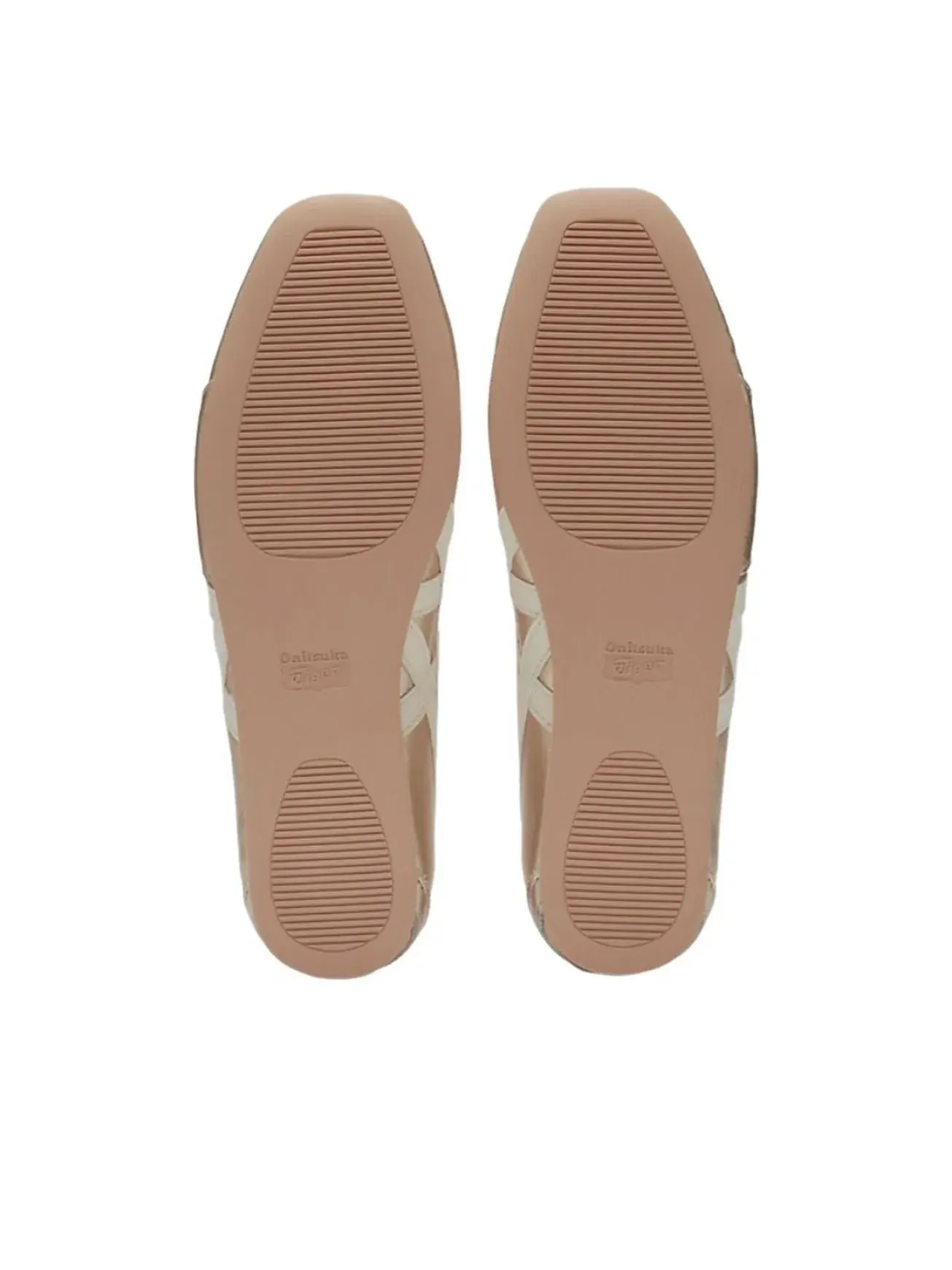 Женские кроссовки с кожаным верхом Gymnarina Rose Gold Cream Onitsuka Tiger — изображение 5 из 7, серый