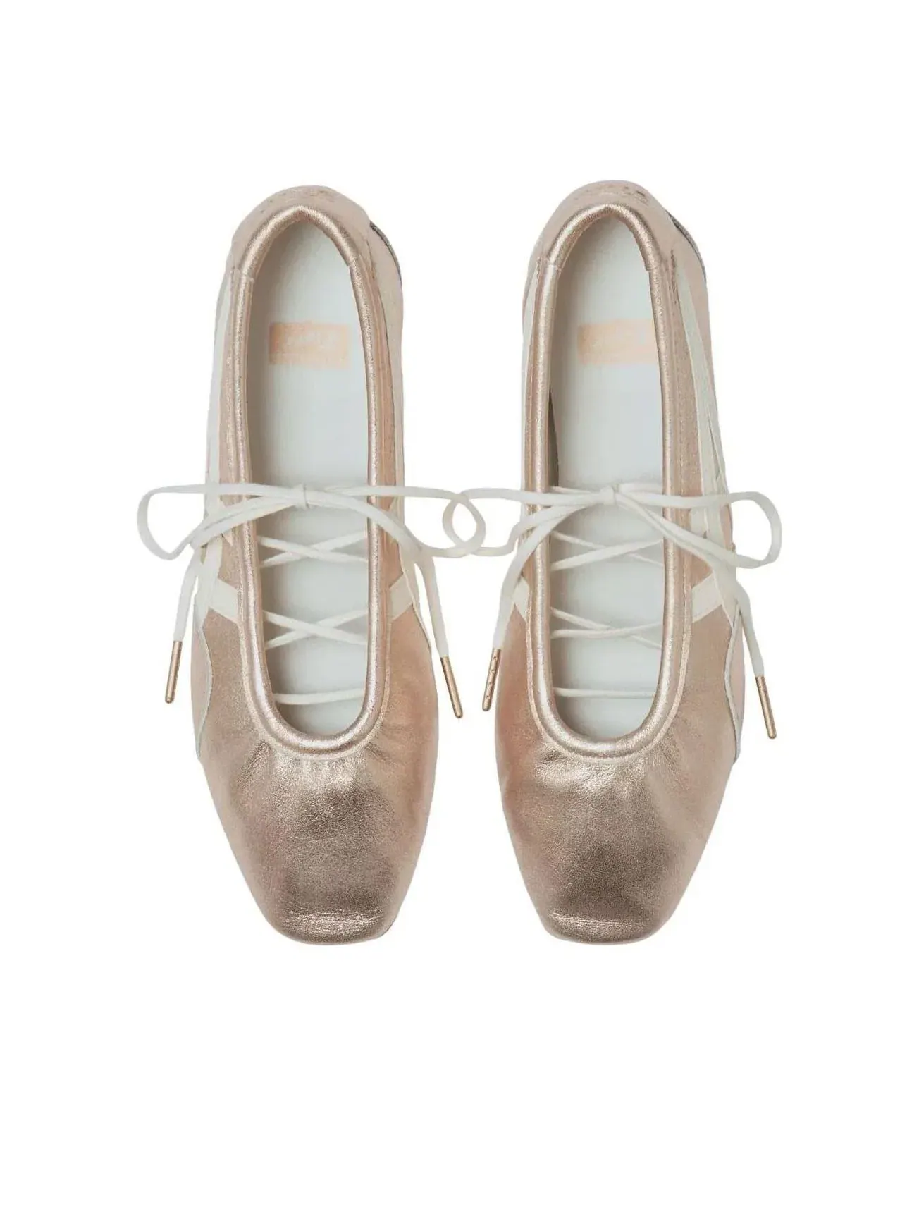 Женские кроссовки с кожаным верхом Gymnarina Rose Gold Cream Onitsuka Tiger — изображение 6 из 7, серый