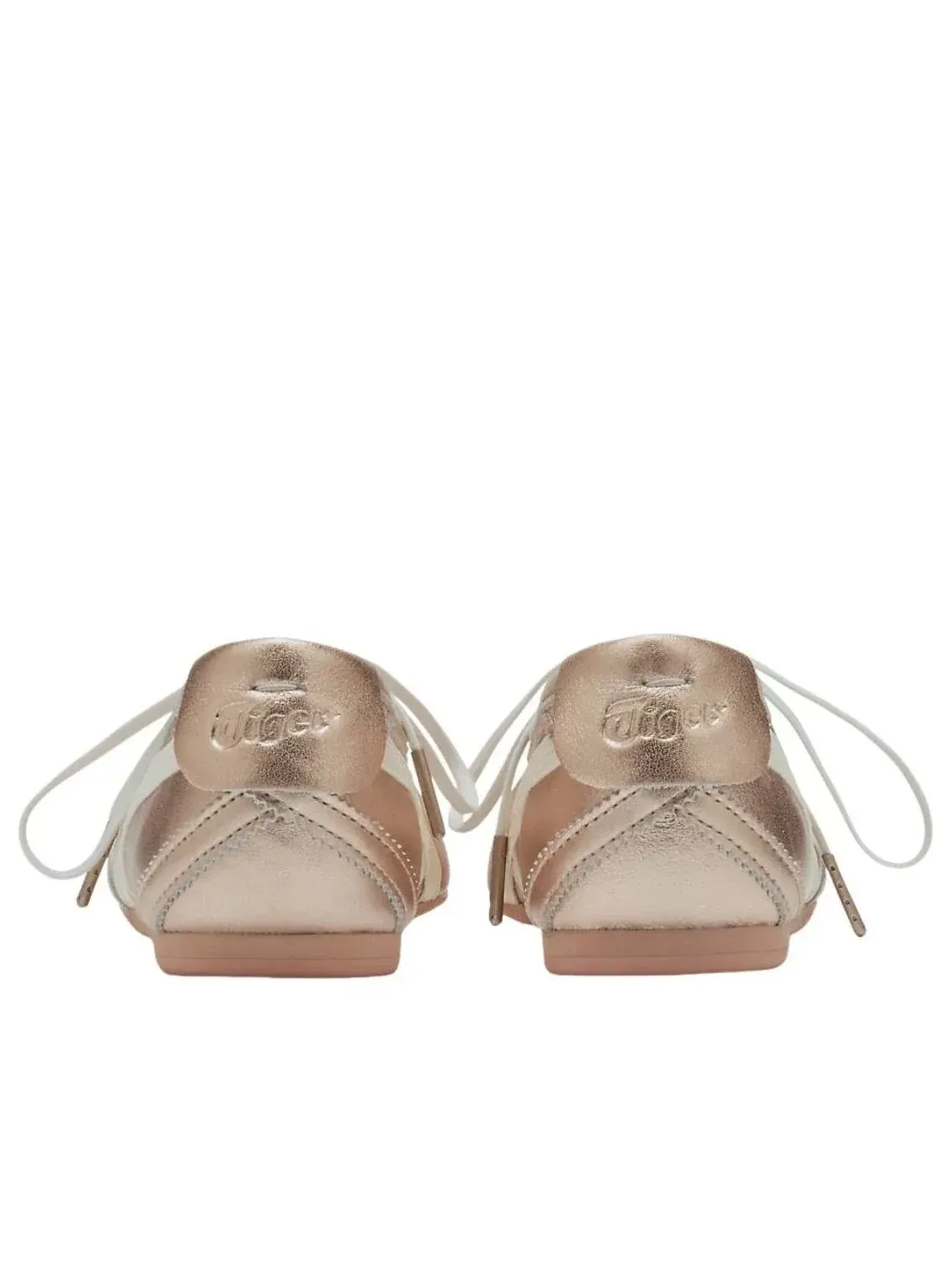 Женские кроссовки с кожаным верхом Gymnarina Rose Gold Cream Onitsuka Tiger — изображение 7 из 7, серый