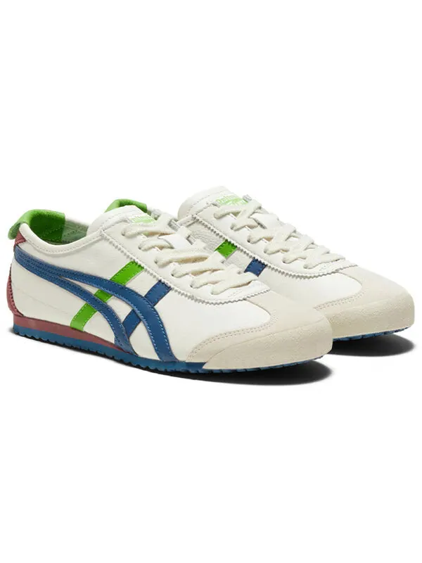 Кроссовки mexico 66 slip on Onitsuka Tiger — изображение 4 из 4, белый//синий/зеленый