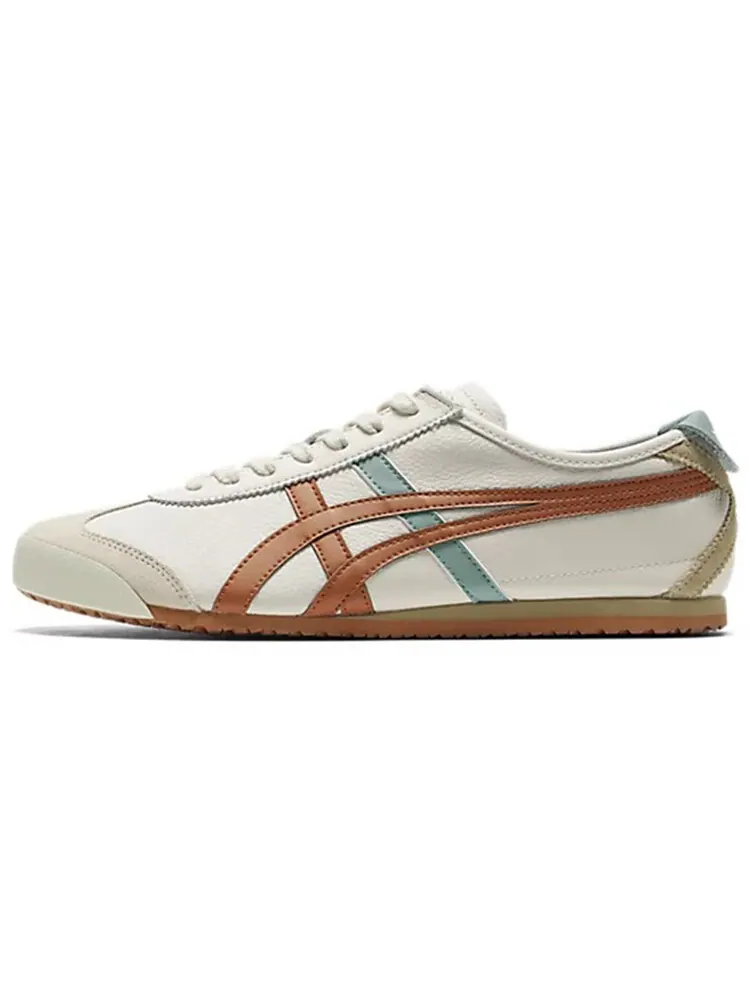 Кроссовки Onitsuka Tiger MEXICO 66 унисекс — изображение 1 из 8, белый синий оранжевый