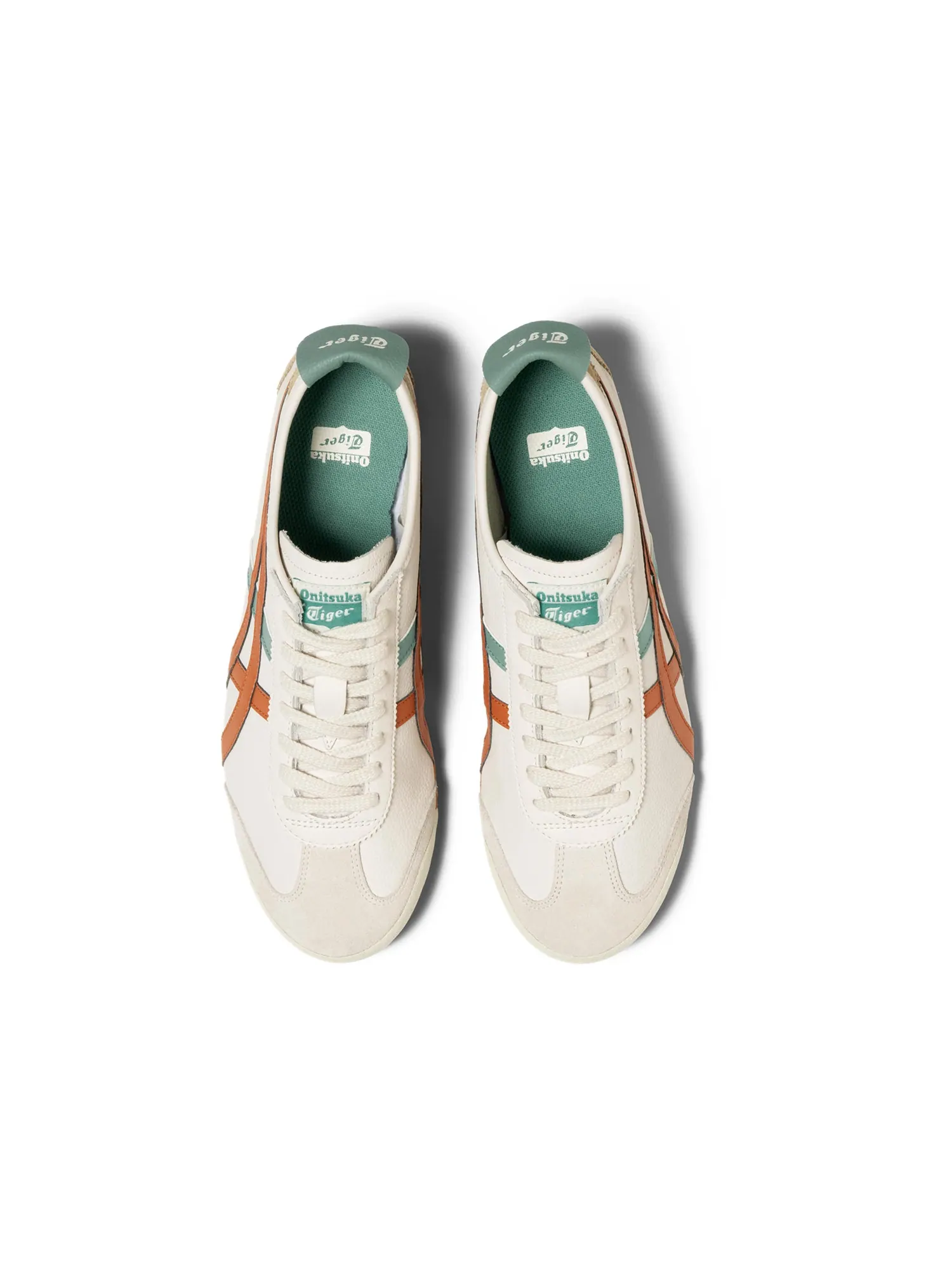 Кроссовки Onitsuka Tiger MEXICO 66 унисекс — изображение 2 из 8, белый синий оранжевый