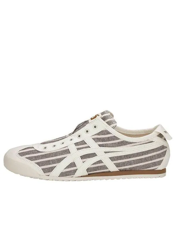 Кроссовки mexico 66 slip on Onitsuka Tiger — изображение 1 из 4, серый/белый