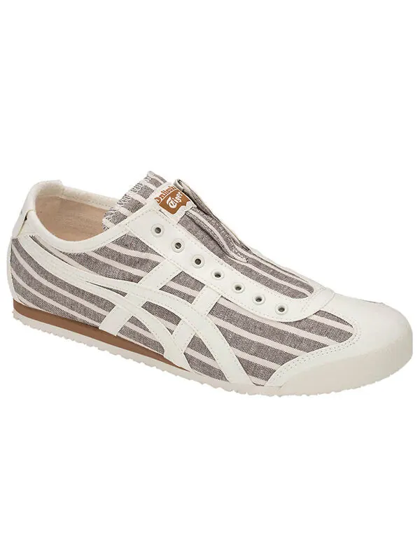 Кроссовки mexico 66 slip on Onitsuka Tiger — изображение 3 из 4, серый/белый