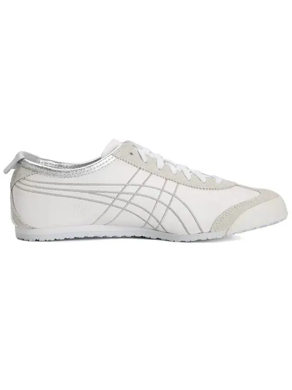Кроссовки Onitsuka Tiger Mexico 66 'White Silver' — изображение 2 из 4, белый