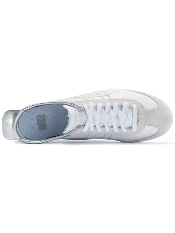 Кроссовки Onitsuka Tiger Mexico 66 'White Silver' — изображение 4 из 4, белый