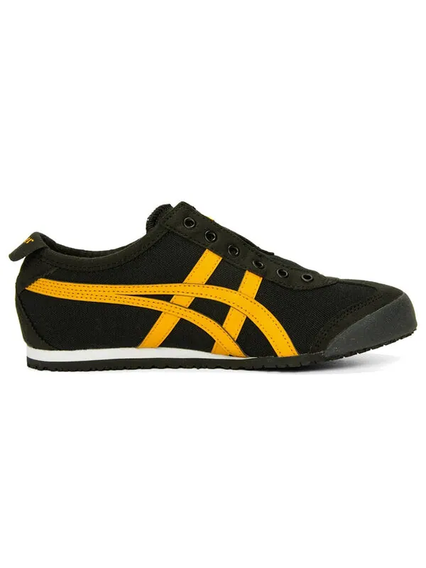 Кроссовки Onitsuka Tiger MEXICO 66 Slip-on Shoes 'Black Tiger Yellow' — изображение 2 из 4, черный/желтый