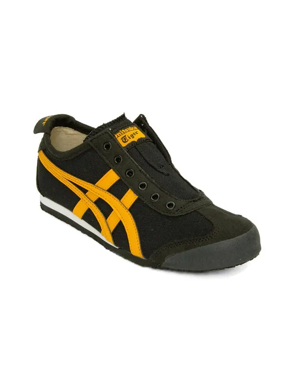 Кроссовки Onitsuka Tiger MEXICO 66 Slip-on Shoes 'Black Tiger Yellow' — изображение 3 из 4, черный/желтый