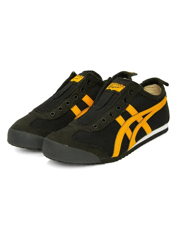 Кроссовки Onitsuka Tiger MEXICO 66 Slip-on Shoes 'Black Tiger Yellow' — изображение 4 из 4, черный/желтый