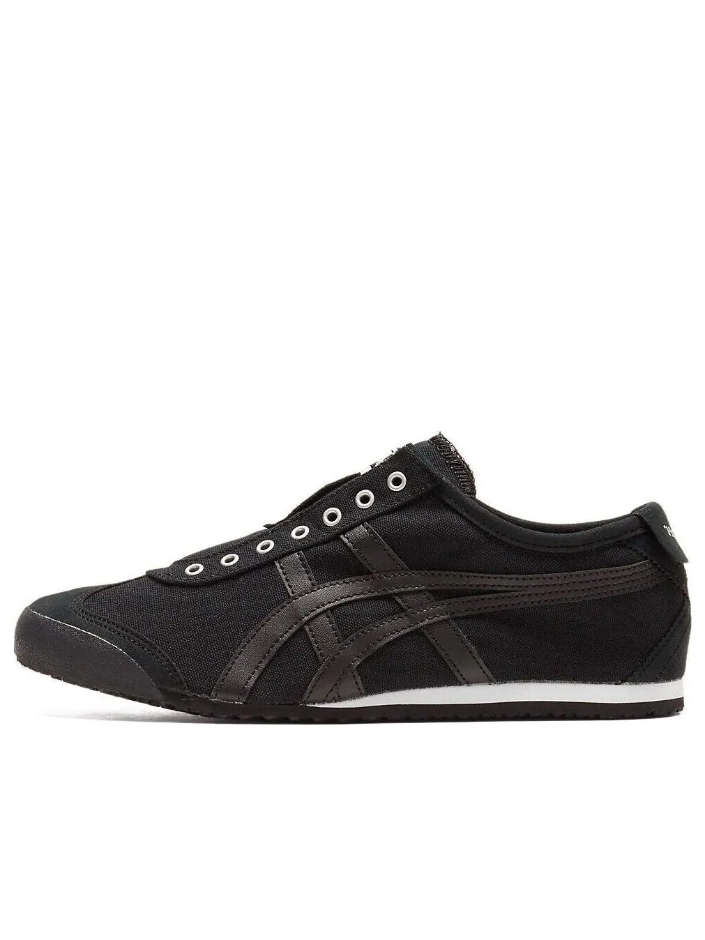 Кроссовки Onitsuka Tiger Mexico 66 Slip-On 'Black' — изображение 1 из 7, черный