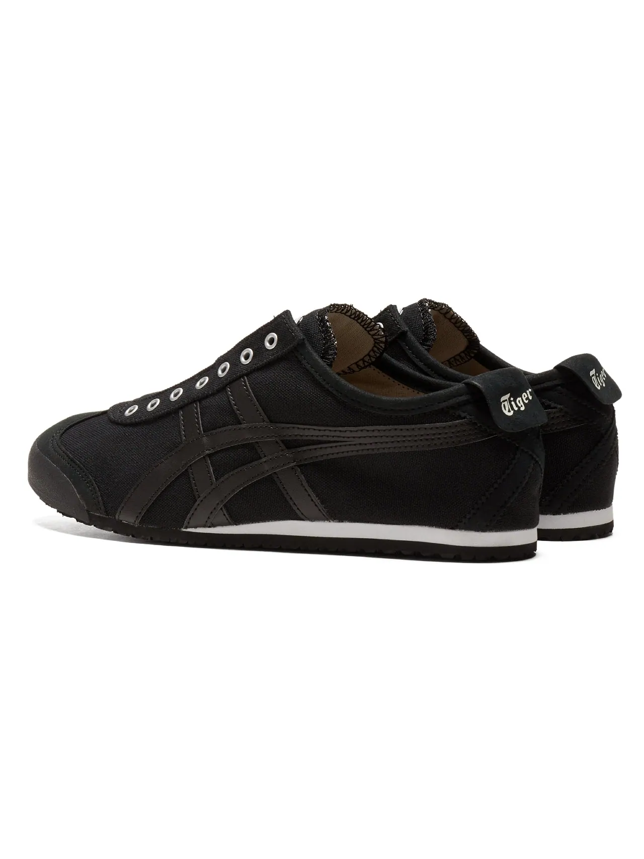 Кроссовки Onitsuka Tiger Mexico 66 Slip-On 'Black' — изображение 4 из 7, черный