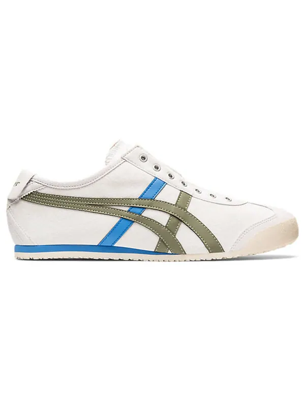 Кроссовки mexico 66 slip on Onitsuka Tiger — изображение 2 из 4, белый/зеленый