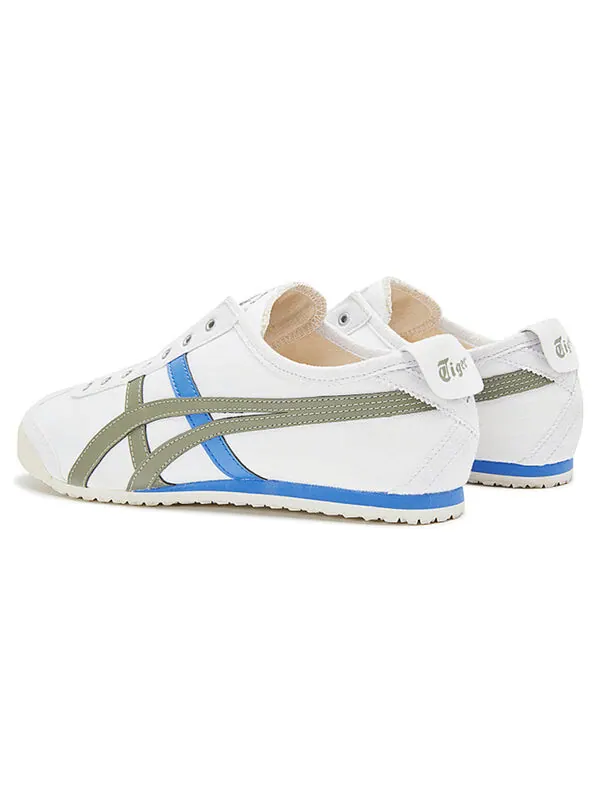 Кроссовки mexico 66 slip on Onitsuka Tiger — изображение 3 из 4, белый/зеленый