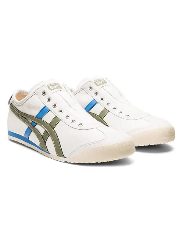 Кроссовки mexico 66 slip on Onitsuka Tiger — изображение 4 из 4, белый/зеленый