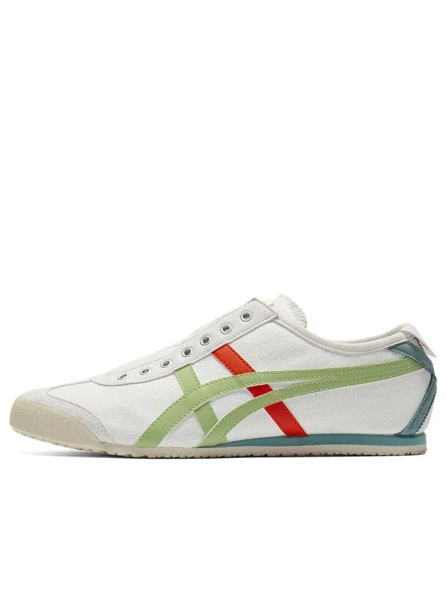 Кроссовки Onitsuka Tiger Mexico 66 Slip-On 'White Jade' — изображение 1 из 6, белый
