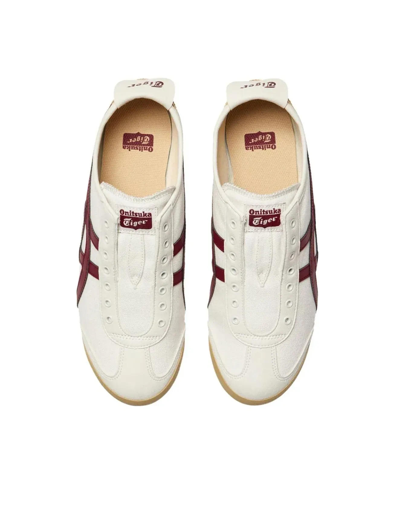 Слипоны Onitsuka Tiger Mexico 66 Slip-On 'Off White Beet Juice' — изображение 4 из 5, белый