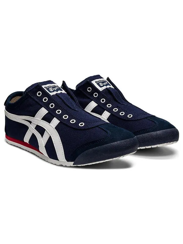 Кроссовки mexico 66 slip on Onitsuka Tiger — изображение 3 из 4, темно-синий/белый