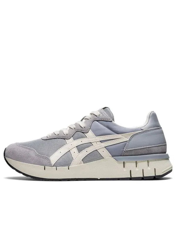 Кроссовки rebilac runner легкие дышащие износостойкие низкие туфли кеды Onitsuka Tiger — изображение 1 из 4, серый/белый