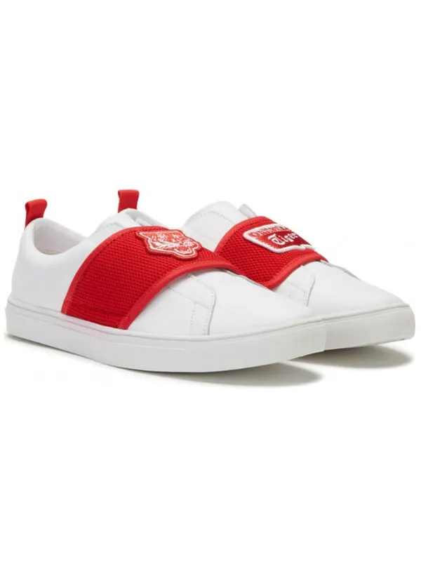 Кроссовки Onitsuka Tiger Lawnship 2.0 Creamy/White/Red — изображение 2 из 4, белый красный