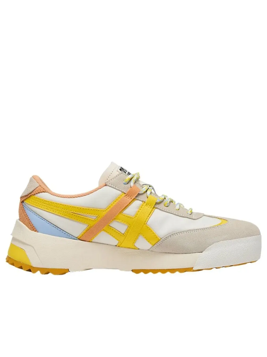 Кроссовки Onitsuka Tiger Delegation EX 'Cream Vibrant Yellow' 1183A604-101 — изображение 2 из 4, белый