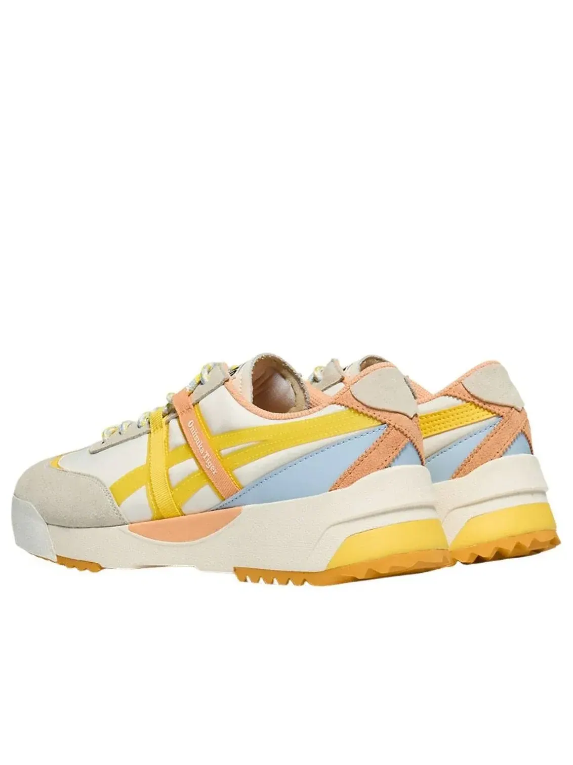 Кроссовки Onitsuka Tiger Delegation EX 'Cream Vibrant Yellow' 1183A604-101 — изображение 3 из 4, белый
